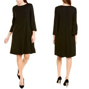 Lafayette 148 New York Sheath Shift Dress Bell Sleeve